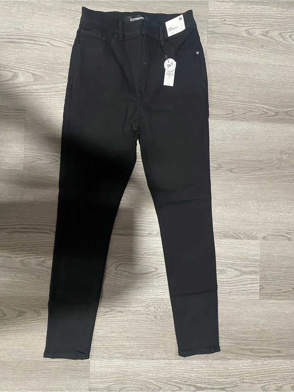 Express Black High-Rise Skinny Jeans